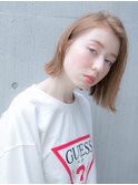 王道切りっぱなしボブが可愛い