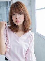 美容室 グローブ 船橋店(globe)&nbsp;ミックスカールでモテミディ【船橋】