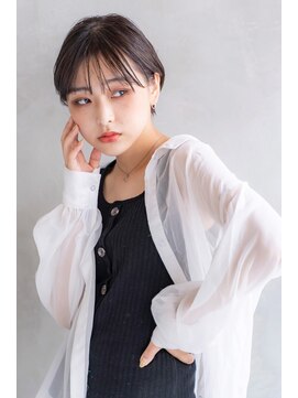 ケイト(kate) 【Kate 大宮】耳掛けショート×シアーブラック