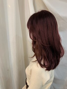 スイート ヘアデザイン(Suite HAIR DESIGN) 大人かわいい小顔☆愛されくすみピンク×ウルフボブディ