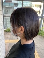 スタジオ アルファプラス 日暮里店(studio α+)&nbsp;ボブレイヤー+イヤリングカラー【スタジオアルファプラス】