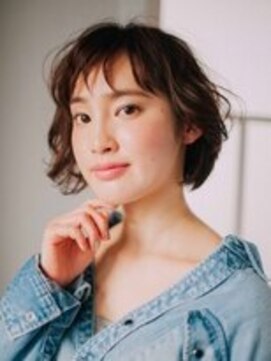 フラミューム たまプラーザ(flammeum) エアリーボブ×アッシュブラウン【フラミュームたまプラーザ】