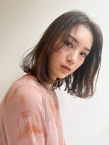 ピークアブー 銀座並木通り(PEEK-A-BOO) 【顔まわりデザインカット】ナチュラルウェーブボブ