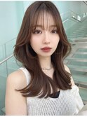 【Lond robin】伊藤ガク 韓国/レイヤー/ロング/くびれ/小顔/前髪