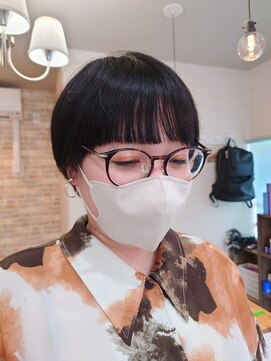 ミエル(miel) 【hair design miel】マッシュショート