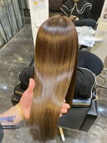 イオエ(ioe)&nbsp;セミディ/カール/シアーカラー/ダークアッシュ/ショートカット