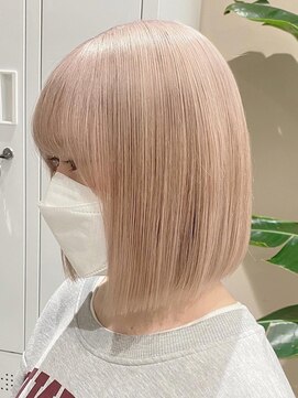 ベレーザ 渋谷(BELEZA) ba1568ホワイトミルクティーホワイトブリーチコリアンスタイル