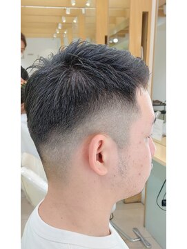 アデイ 大森店(AdAy) メンズ　ベリーショート　フェード