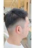 メンズ ベリーショート フェード