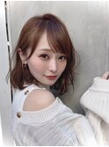 ブルベイエベ◎垢抜けシースルー☆愛されミディアム　新宿代々木