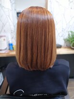ヘアーカルチャー 小倉台店 HAIR CULTURE ハイトーンカラー髪質改善カラーオレンジブラウン