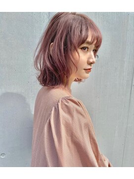 キティン 吉祥寺(kitin) 《kitin吉祥寺》　ウルフレイヤー　ピンクアッシュ