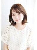 透け感バングのエギョモリスタイル