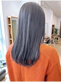 【Say.福岡】グレーベージュ×ブリーチ×レイヤーロング×韓国風