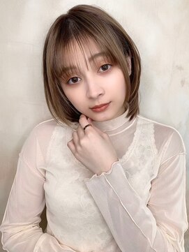 ニスル センター南店(NISURU) 似合わせカット/大人ガーリー/ダークアッシュ/着物/センター南