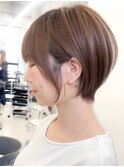 ハイライトカラーミルクティーベージュケアブリーチダブルカラー