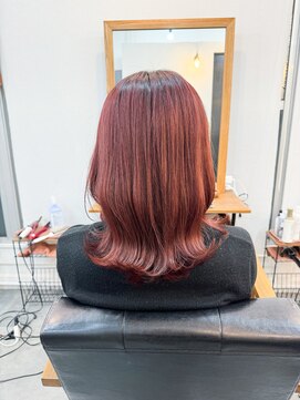 ルヴェルヘアー(Revel hair) チェリーレッド☆