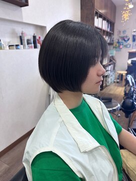 コジック ヘアアンドアイ(Cogic hair & eye) 20代30代40代♪大人かわいい小顔ショートボブ☆シースルーバング