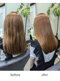 髪質改善ストレート