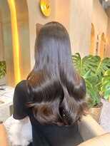 プアメリア 名古屋(Puamelia)&nbsp;オリーブグレージュ♪ Wカラー　透明感カラー　トリートメント