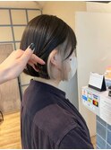 インナーカラー/デザインカラー/小顔/ボブ/セクションカラー
