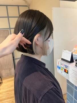 ナンバー エアロ 横浜(N° +aero) インナーカラー/デザインカラー/小顔/ボブ/セクションカラー