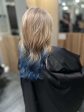 ワン ウェイブ(one wave) ハイトーン×グラデーションブルー