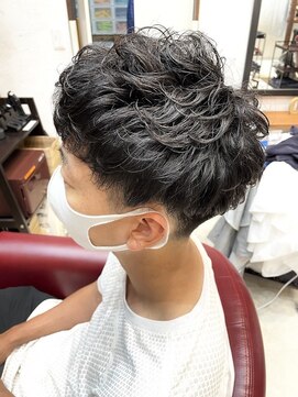 オレンジポップ 蘇我店(ORANGE POP) スタイリングしやすいメンズパーマスタイル