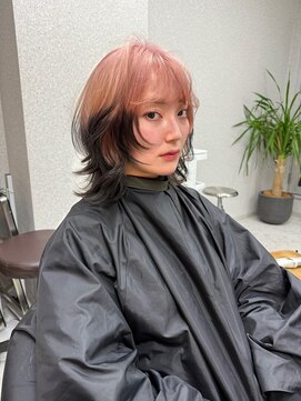 天神美容室 【KASUMI天神美容室】エンドカラー×デザインカラー
