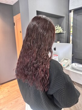 エイト 金沢店(EIGHT kanazawa) パーマ×レッドブラウン