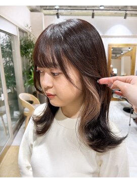 クム 横浜(qumu) 【qumu 横浜】ブリーチ×インナーカラー