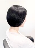 ショートカット/ショートボブ/シースルーバング/レイヤーボブ