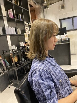 美容室カードル 新小岩店(Cadre) 20代/30代/40代　簡単スタイリング外ハネボブ