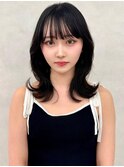 レイヤー/ネビージュ/韓国ヘア/イメチェン/縮毛矯正/中野/