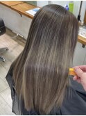 髪質改善ハイライト40代50代グレイカラー白髪染め白髪ぼかし