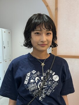 メルト 西梅田店(melt) ナチュラルウェーブボブ
