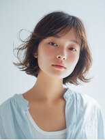 ニスル 町田店(NISURU)&nbsp;似合わせカット/大人ガーリー/ダークアッシュ/着物/町田/町田駅