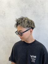 ルースト 西院店(ROOST)&nbsp;金メッシュ×アップバング