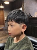 キッズ2ブロックショートマッシュ