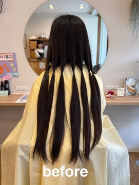 エメールヘア(aimere hair) 初めての美容室で初めてのヘアドネーション