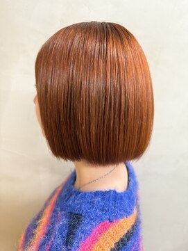 ベジータ(VEGETA) オレンジカラーボブヘア!