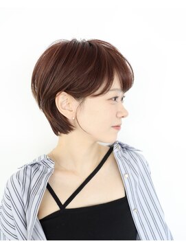 メモリーズ 表参道(Memories) 大人かわいい小顔ショートショートヘア30代40代50代白髪ぼかし