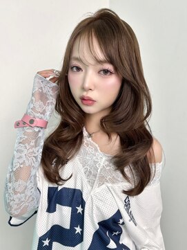 オニキス(ONYX) C168韓国レイヤーブリーチ無しダブルカラーオリーブベージュ