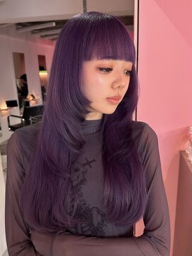 ダズリングディア(Dazzling Deer) パープル／ロング／レイヤーカット