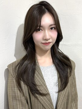 クレム 博多駅店(ChLem) 韓国風くびれ巻き　艶カラー　博多美容室