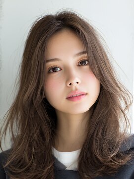 サロンドアイ(salon de i) 艶感レイヤーロング × ナチュラルブラウン