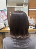 切りっぱなしボブ