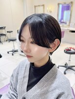 ハピネス 河原町店(Happiness)&nbsp;京都美容室　小顔ショート　丸みショート　進詩織