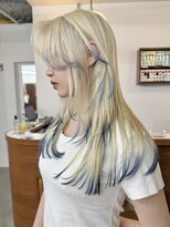 ペレ 梅田(PELE)&nbsp;着物ヘア/大人ガーリー/ダークアッシュ/似合わせカット/大阪梅田