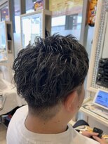 ビス ヘア アンド ビューティー 西新井店(Vis Hair&Beauty) メンズバーバーレイヤーショート